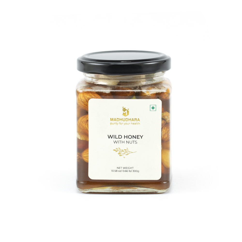 wild honey with nuts