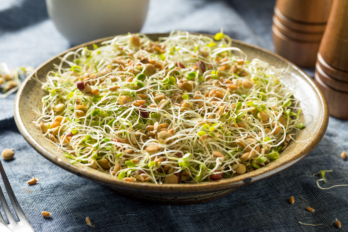 honey with Sprouts salad