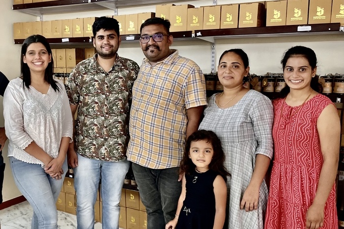 Indian famous food blogger Sadi-Gaddi visiting Madhudhara Farm